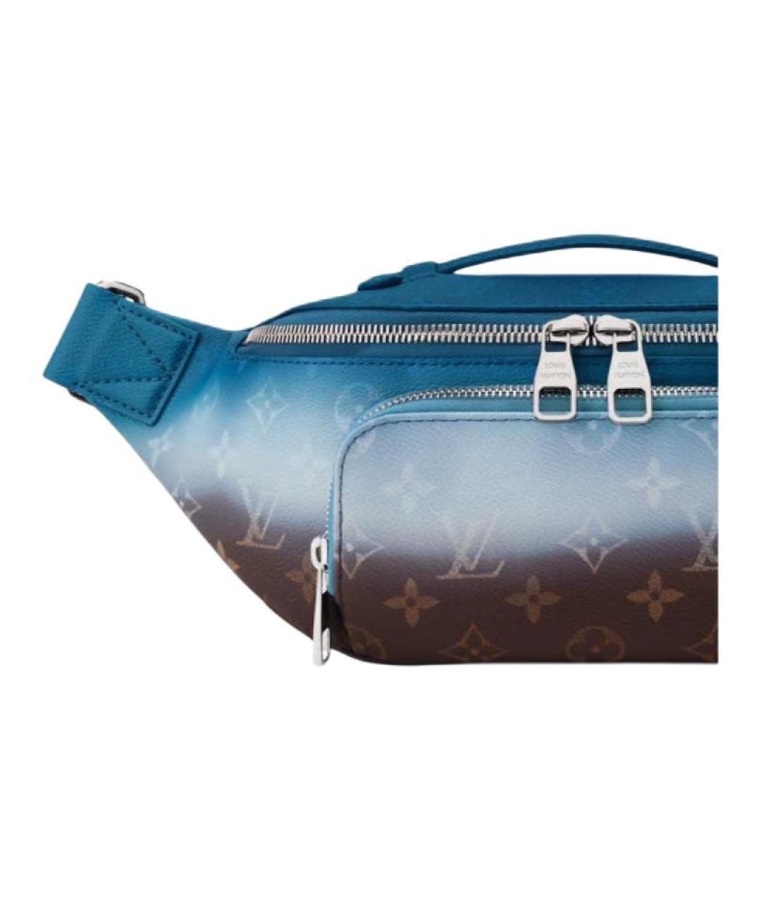 LOUIS VUITTON Синяя поясная сумка, фото 5