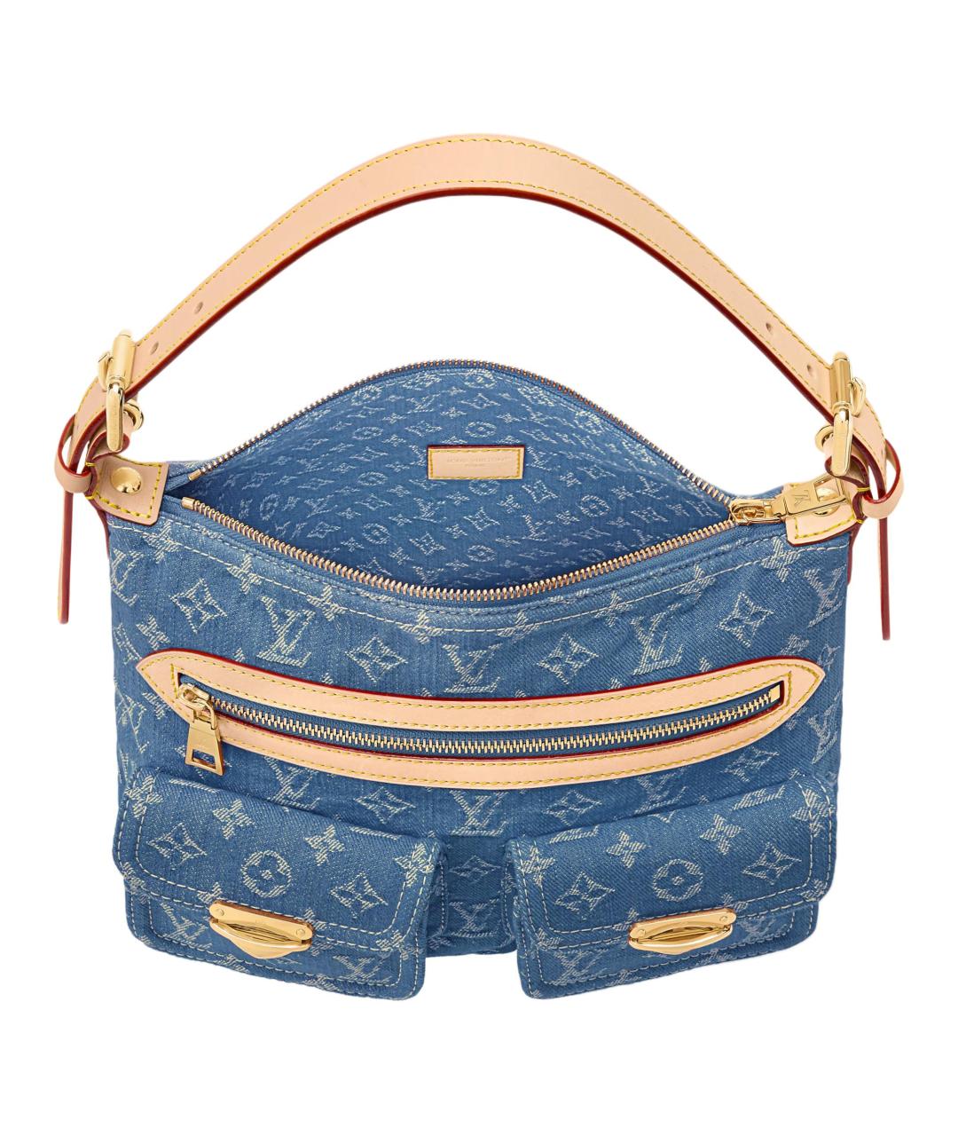 LOUIS VUITTON Синяя сумка через плечо, фото 4