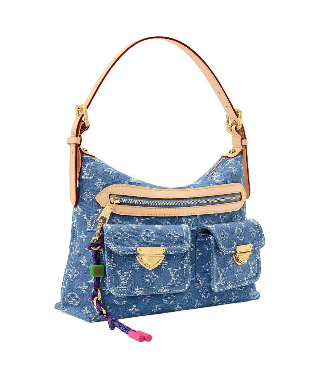 LOUIS VUITTON Синяя сумка через плечо, фото 2