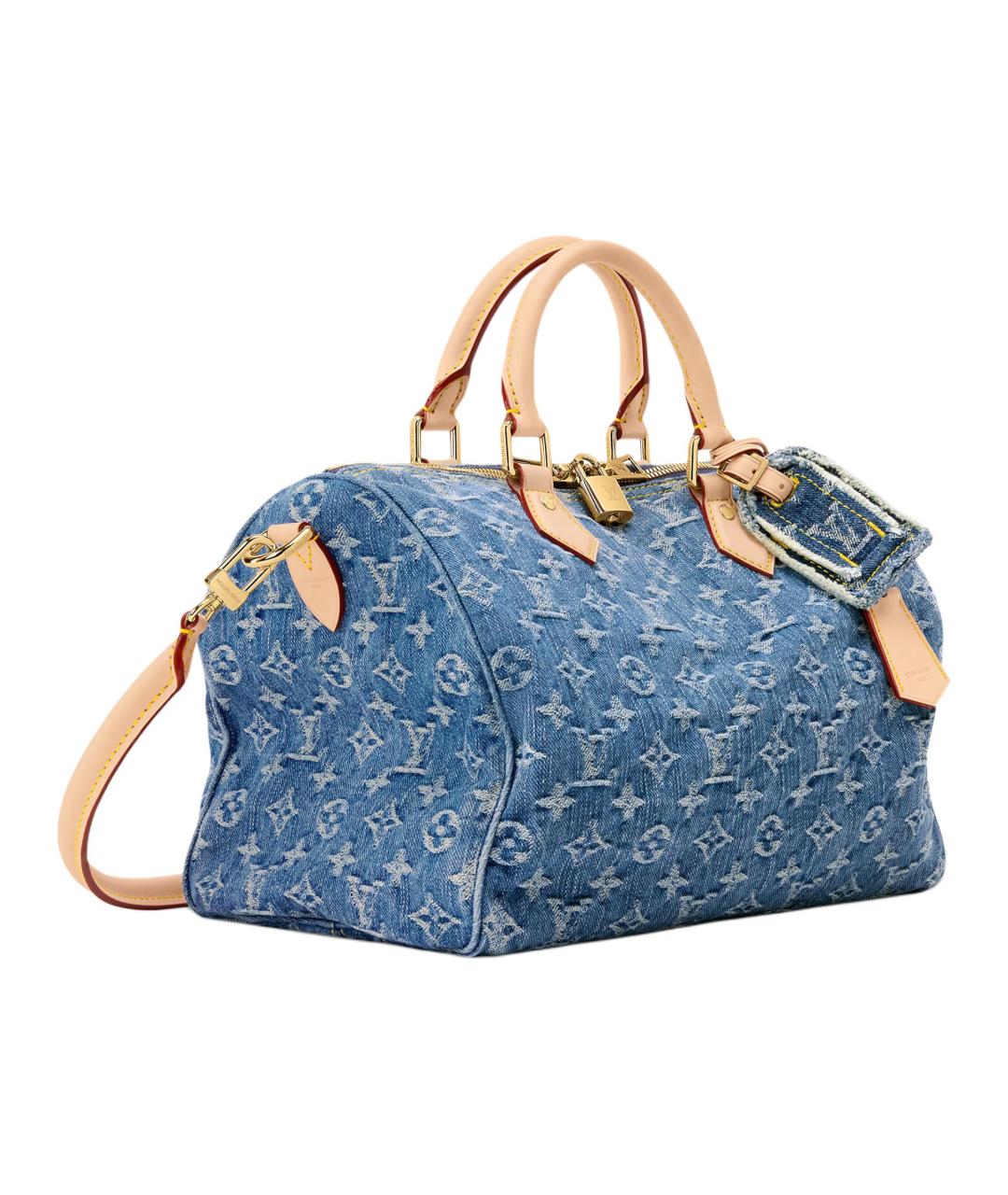 LOUIS VUITTON Синяя сумка через плечо, фото 2