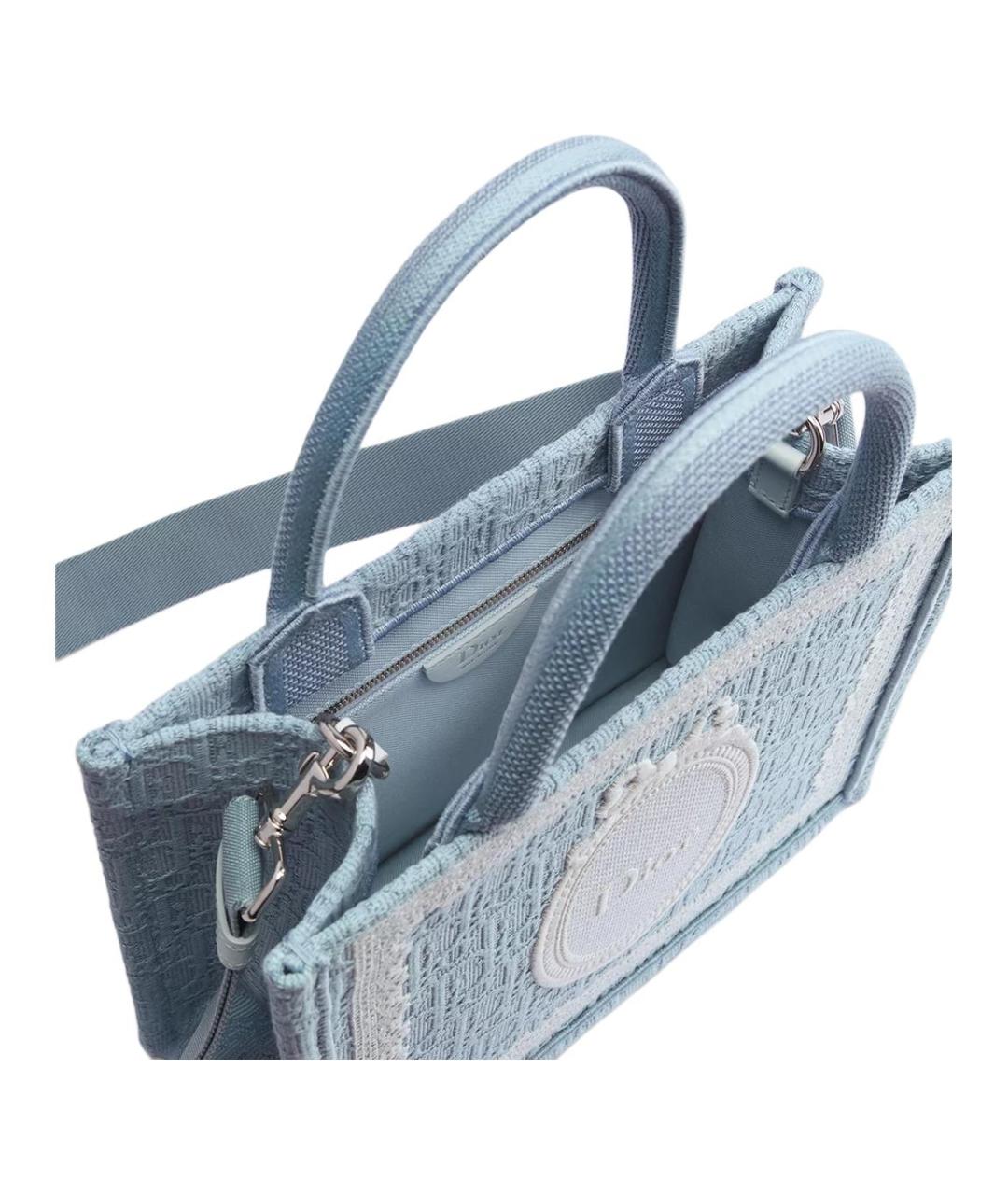 CHRISTIAN DIOR Голубая сумка через плечо, фото 5