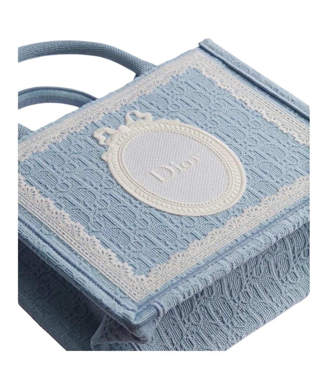 CHRISTIAN DIOR Голубая сумка через плечо, фото 4