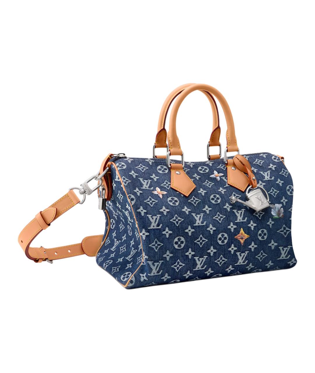LOUIS VUITTON Синяя сумка на плечо, фото 2