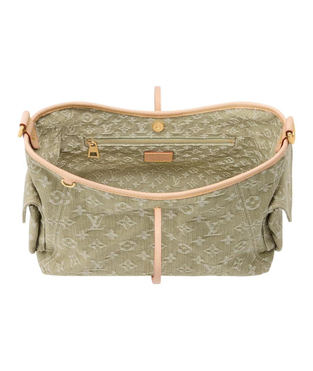 LOUIS VUITTON Зеленая сумка через плечо, фото 4