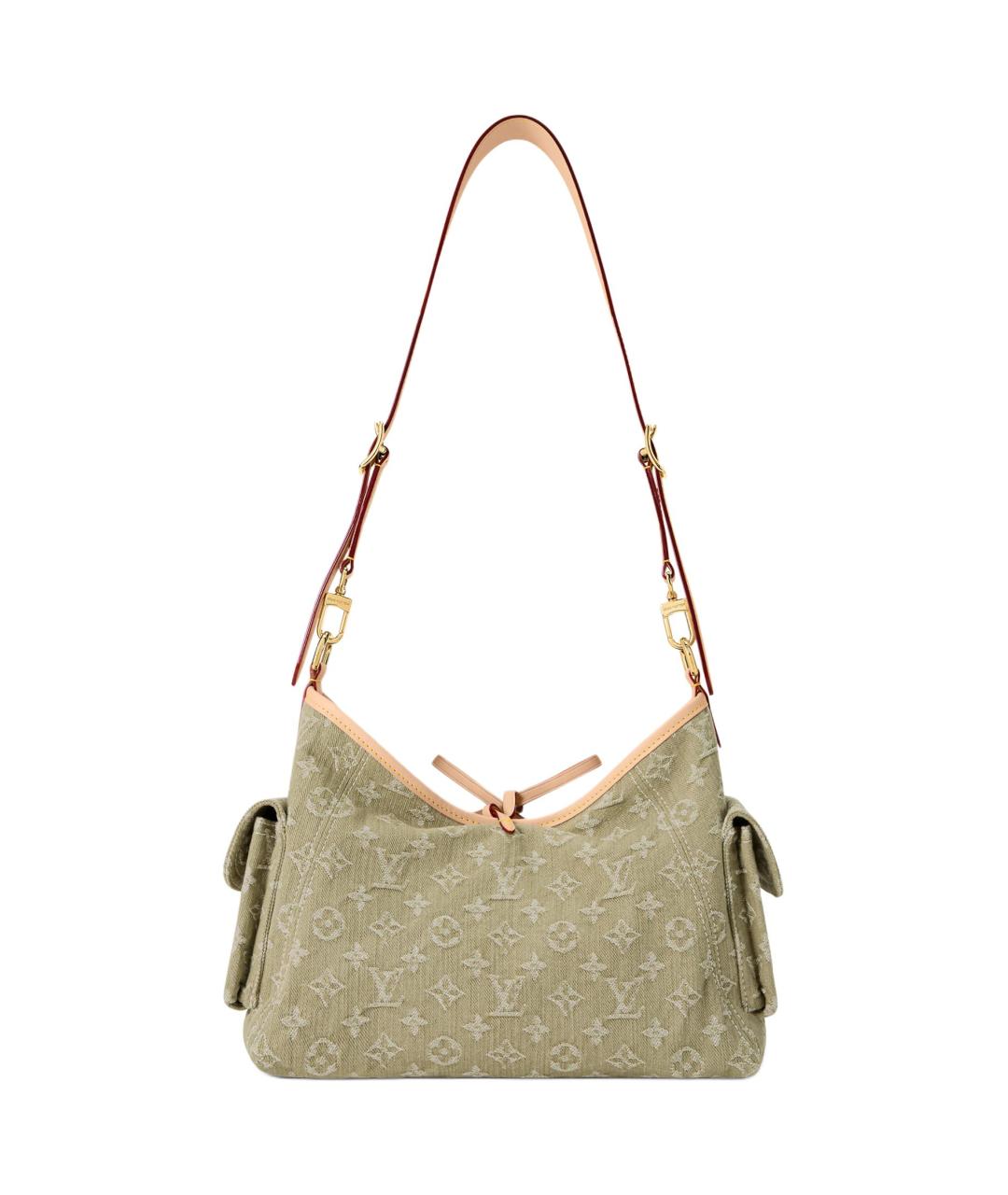 LOUIS VUITTON Зеленая сумка через плечо, фото 3