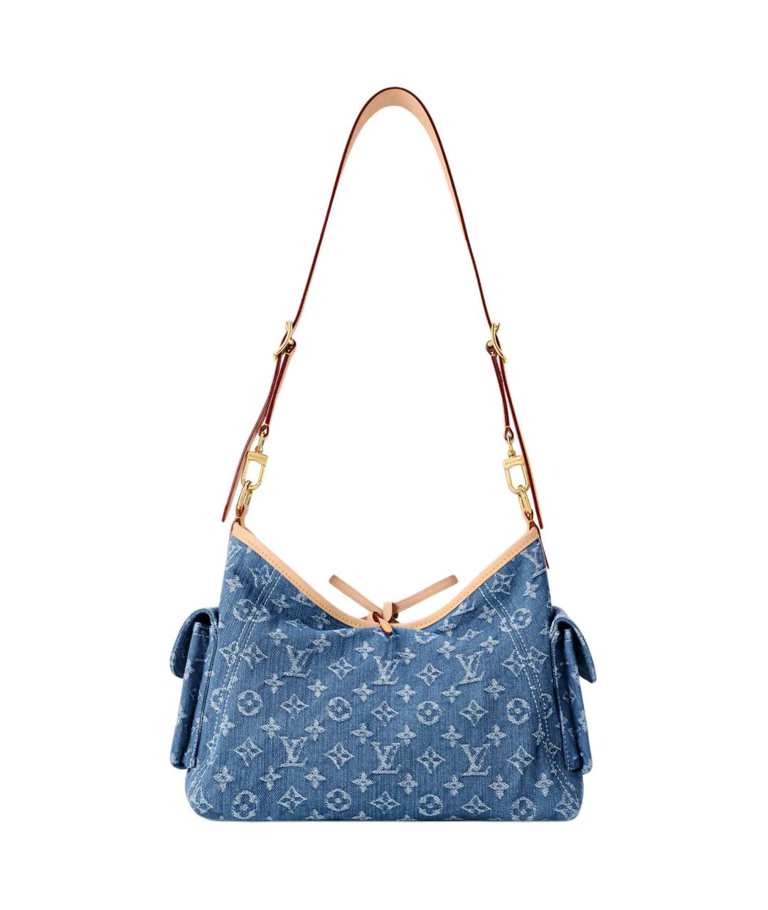 LOUIS VUITTON Синяя сумка через плечо, фото 3