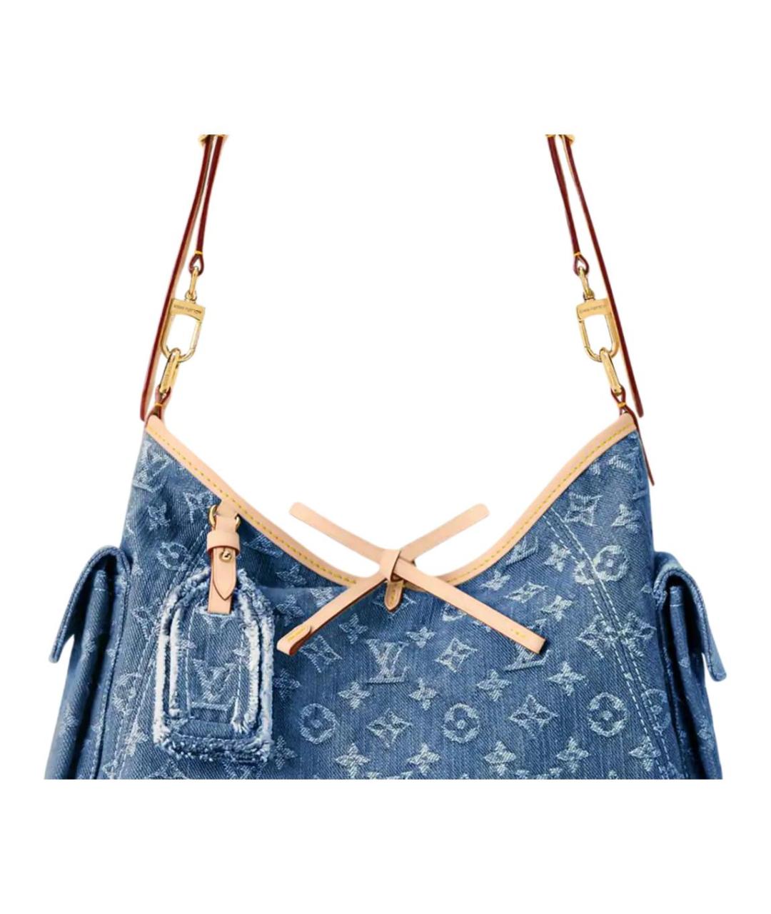 LOUIS VUITTON Синяя сумка через плечо, фото 5