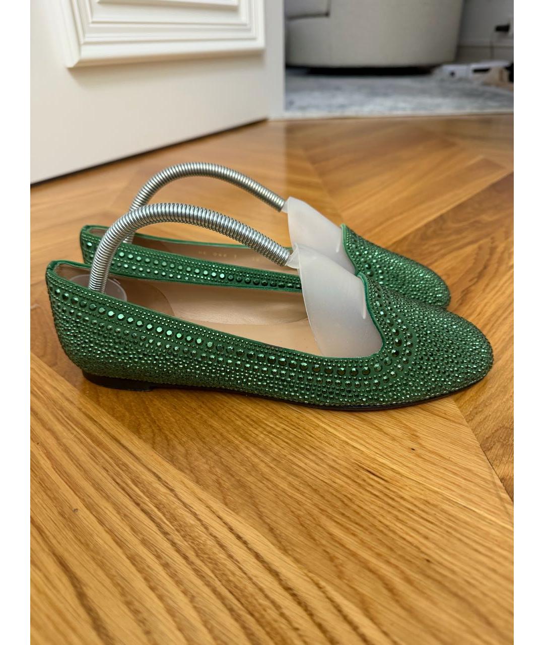 VALENTINO Зеленые балетки, фото 3