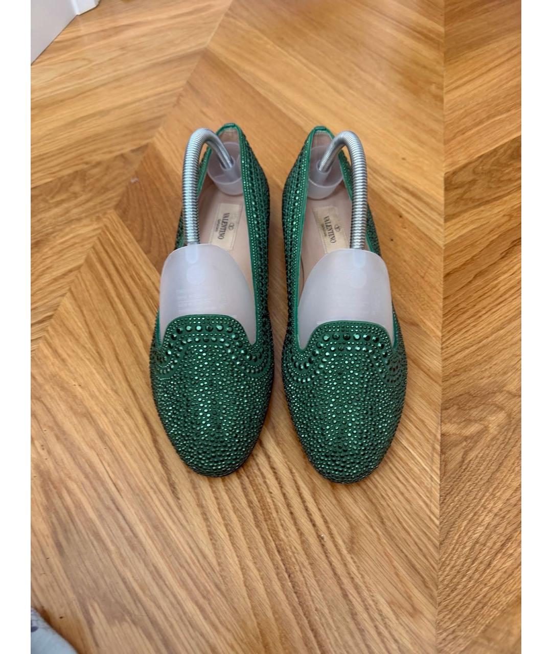 VALENTINO Зеленые балетки, фото 2