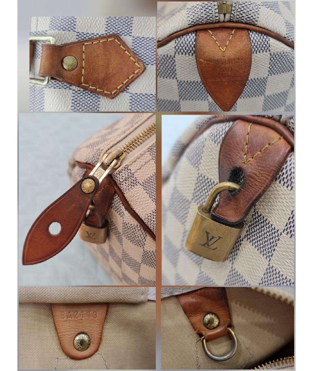 LOUIS VUITTON Бежевая сумка с короткими ручками, фото 9