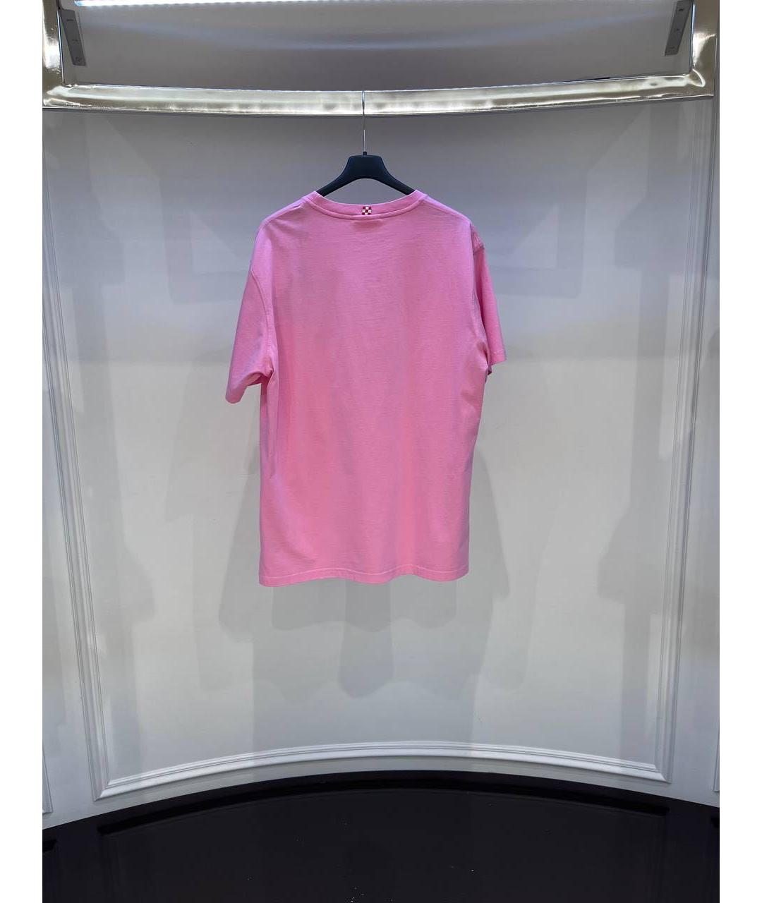 MC2 SAINT BARTH Розовая хлопковая футболка, фото 3