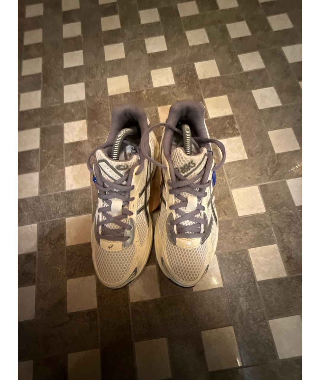 ASICS Белые текстильные кроссовки, фото 2