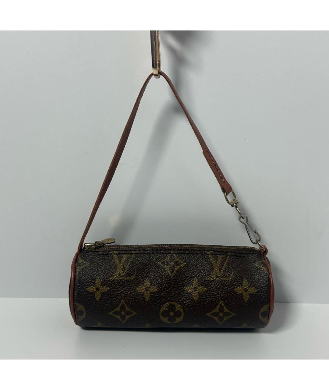 LOUIS VUITTON Коричневая сумка с короткими ручками, фото 6