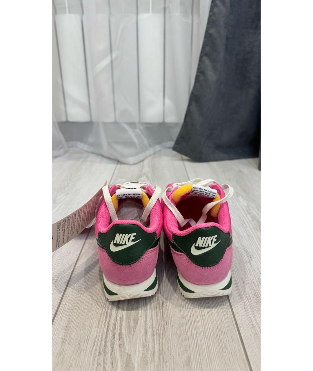 NIKE Розовые замшевые кеды, фото 4