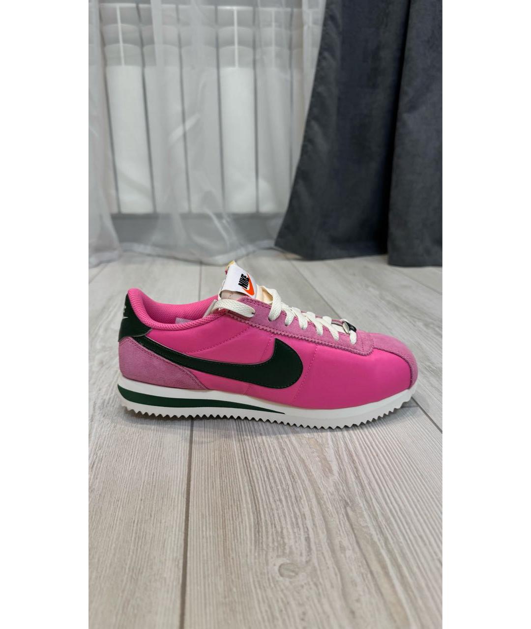 NIKE Розовые замшевые кеды, фото 5