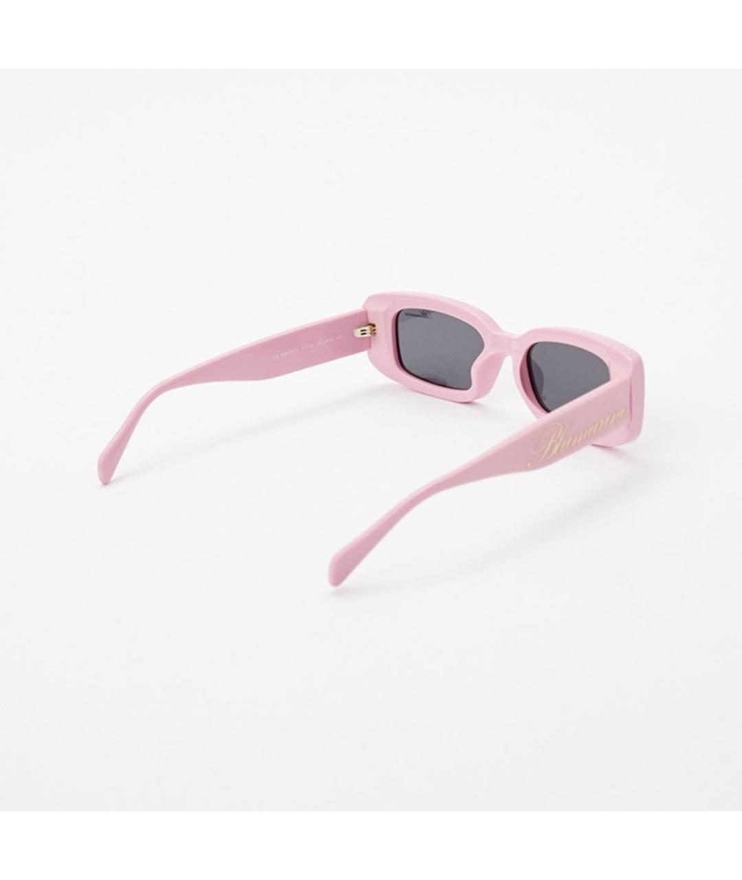 BLUMARINE Розовые пластиковые солнцезащитные очки, фото 2