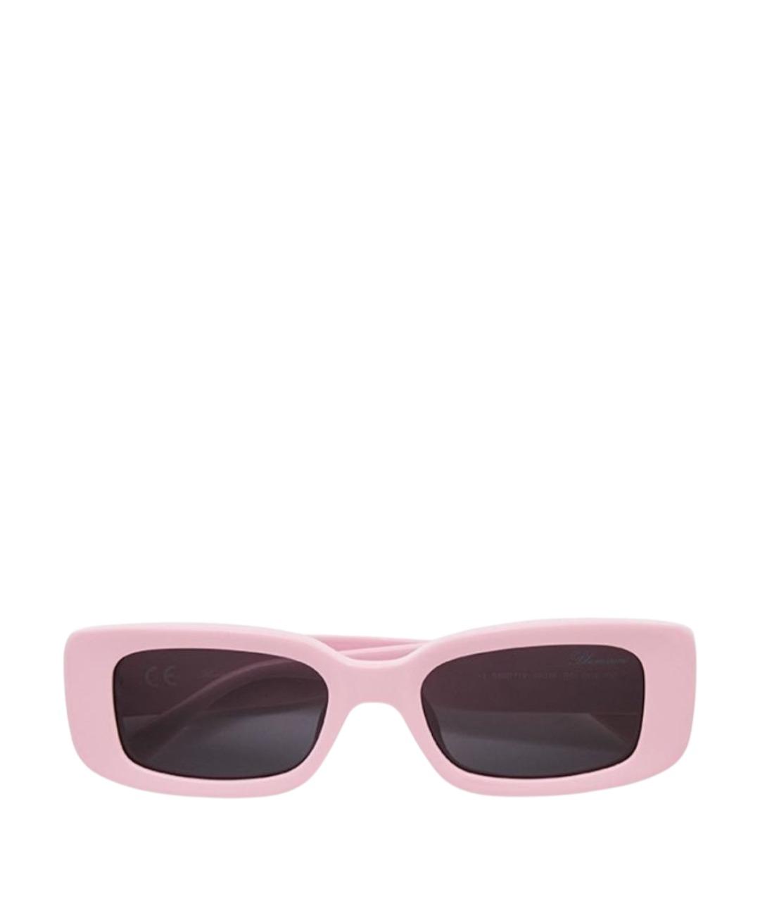 BLUMARINE Розовые пластиковые солнцезащитные очки, фото 1