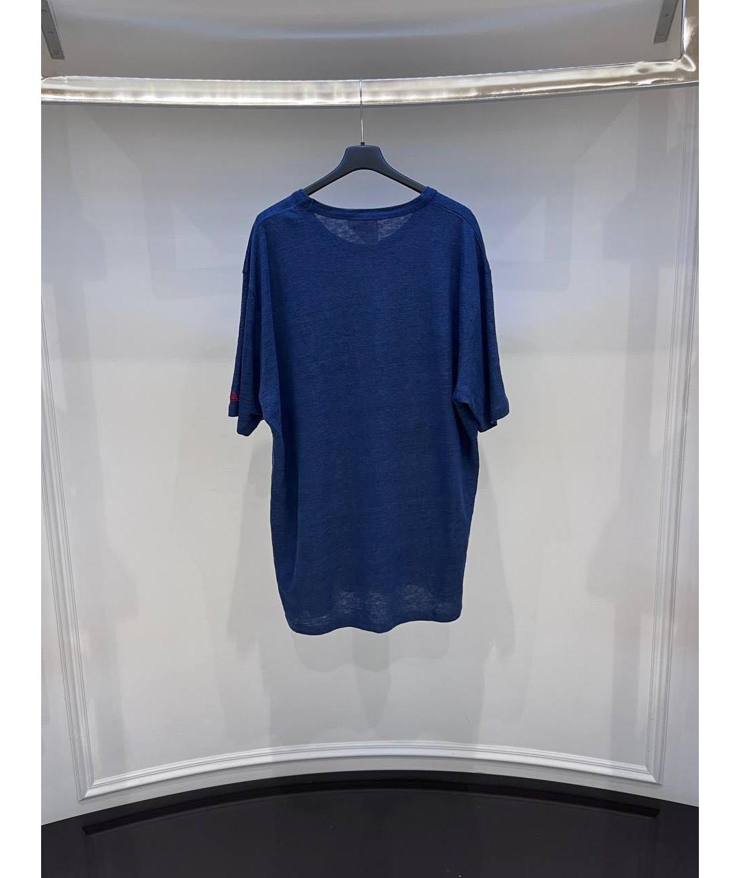 MC2 SAINT BARTH Темно-синяя футболка, фото 3