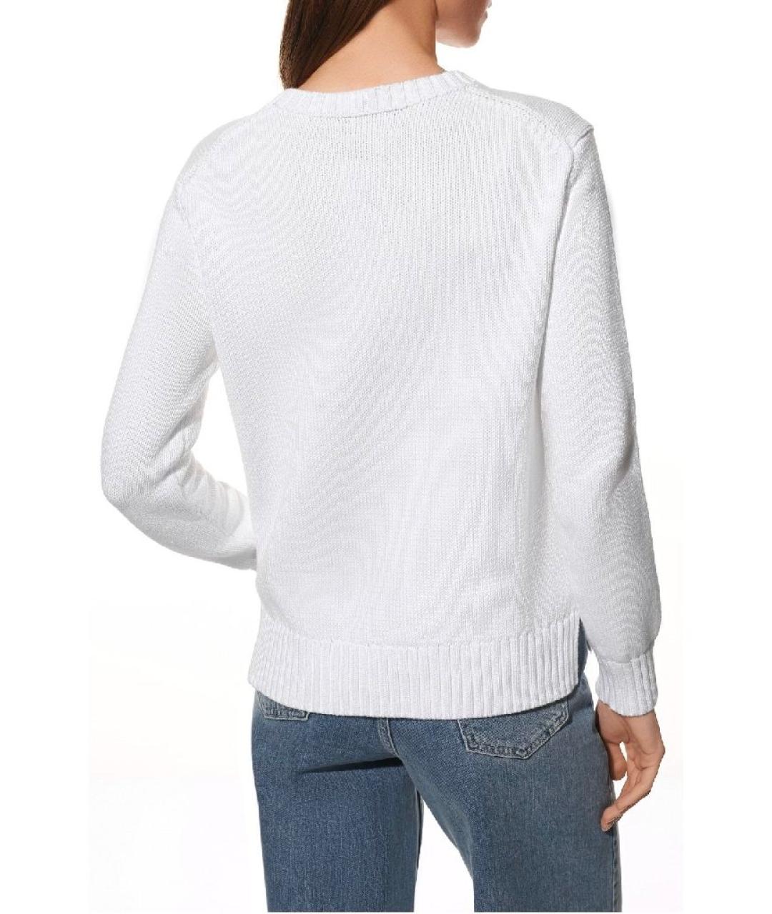 POLO RALPH LAUREN Белый хлопковый джемпер / свитер, фото 2