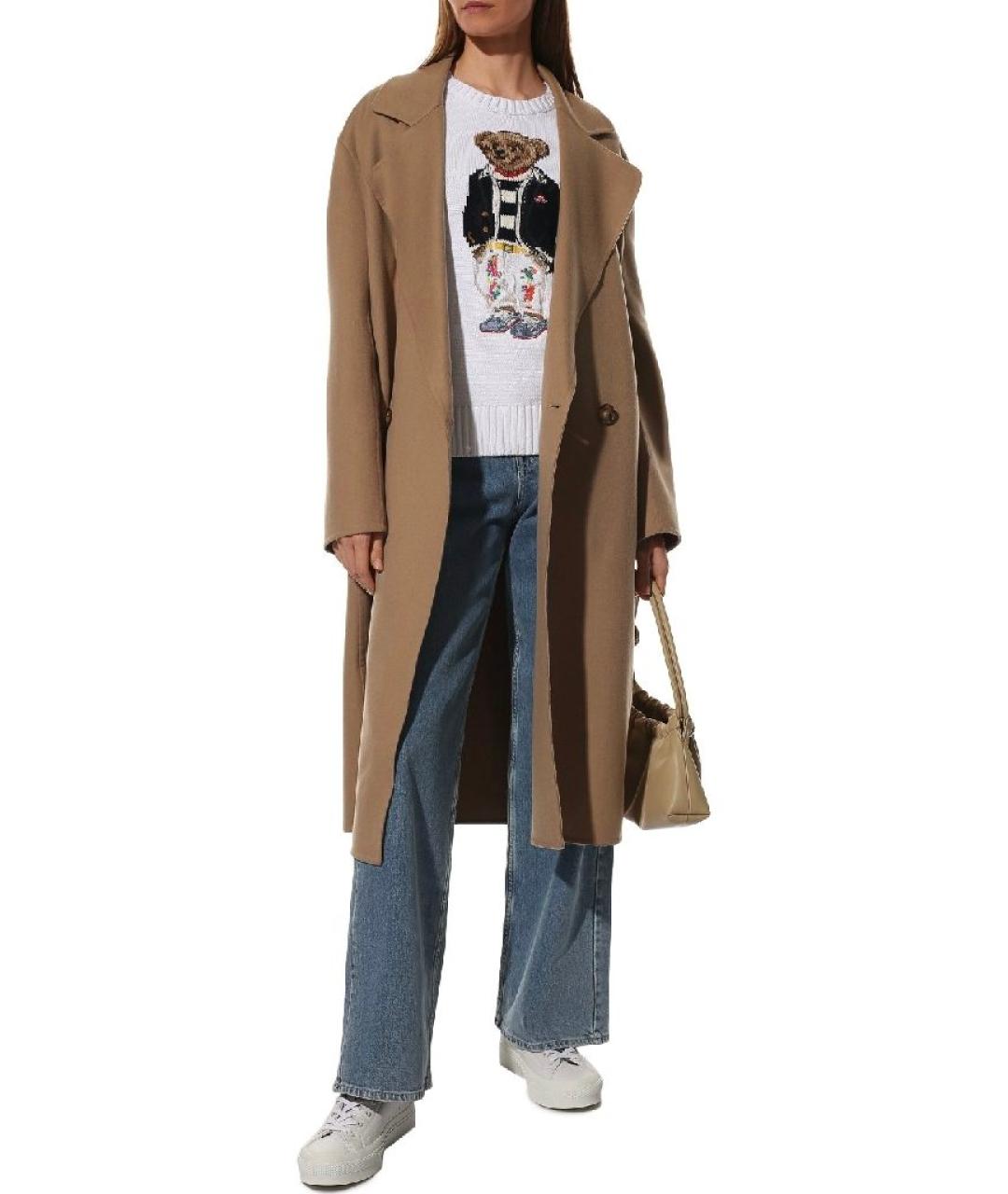 POLO RALPH LAUREN Белый хлопковый джемпер / свитер, фото 8