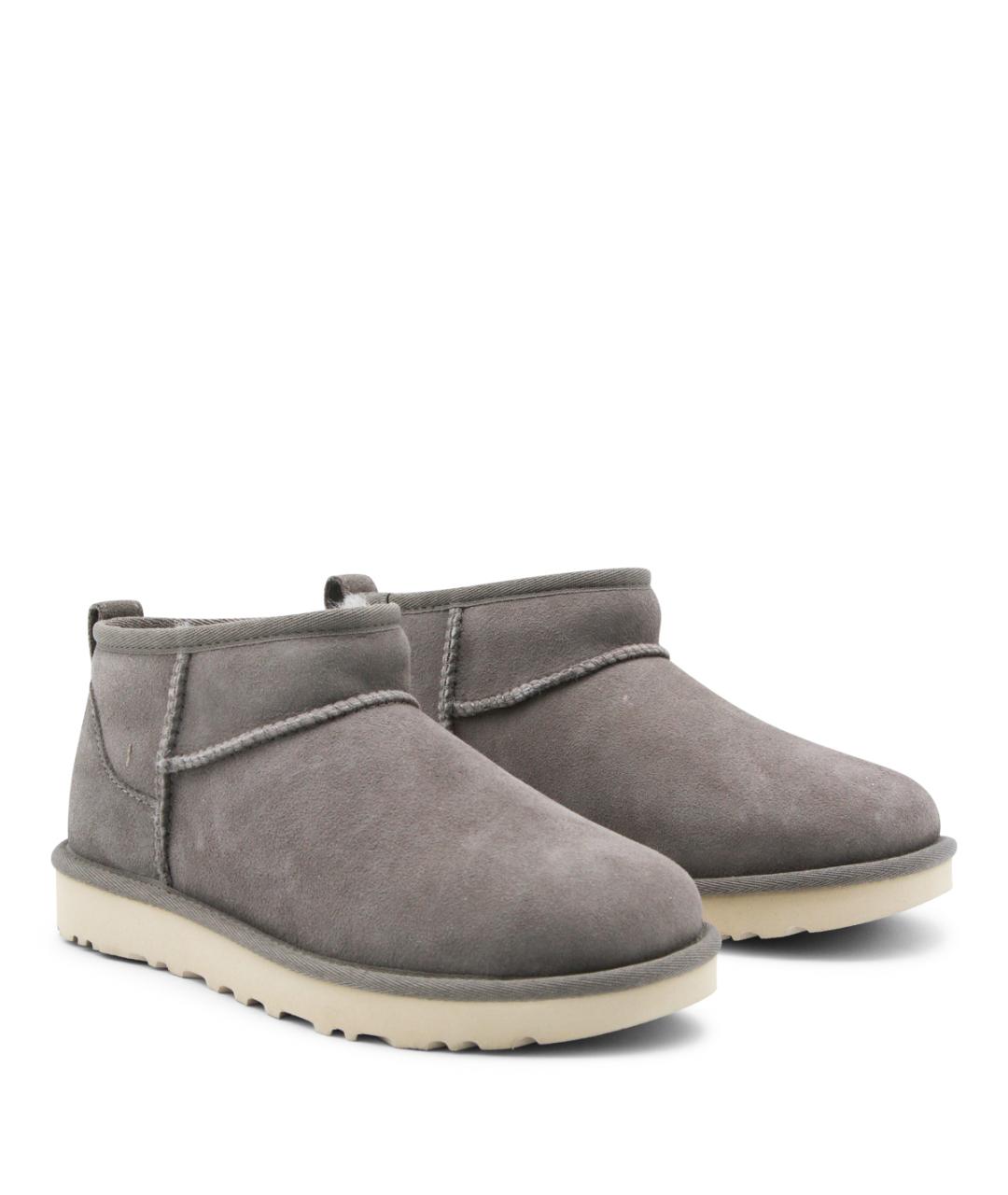 UGG AUSTRALIA Серые замшевые сапоги, фото 2