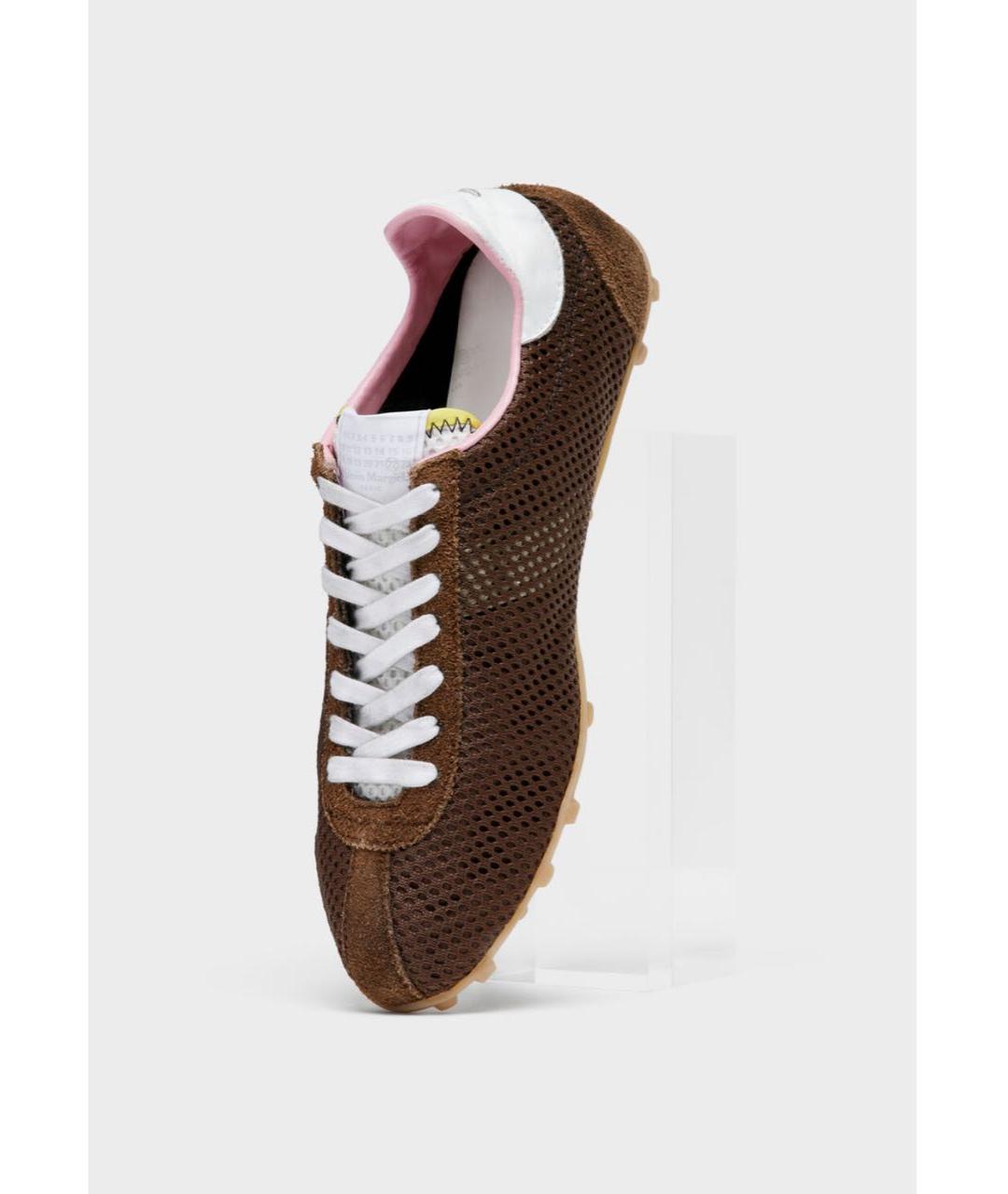 MAISON MARGIELA Коричневые кеды, фото 5