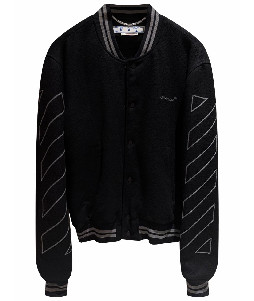 OFF-WHITE Черная хлопковая куртка, фото 1