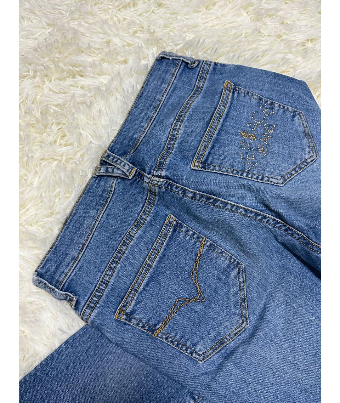 VERSACE JEANS COUTURE Голубые джинсы слим, фото 4