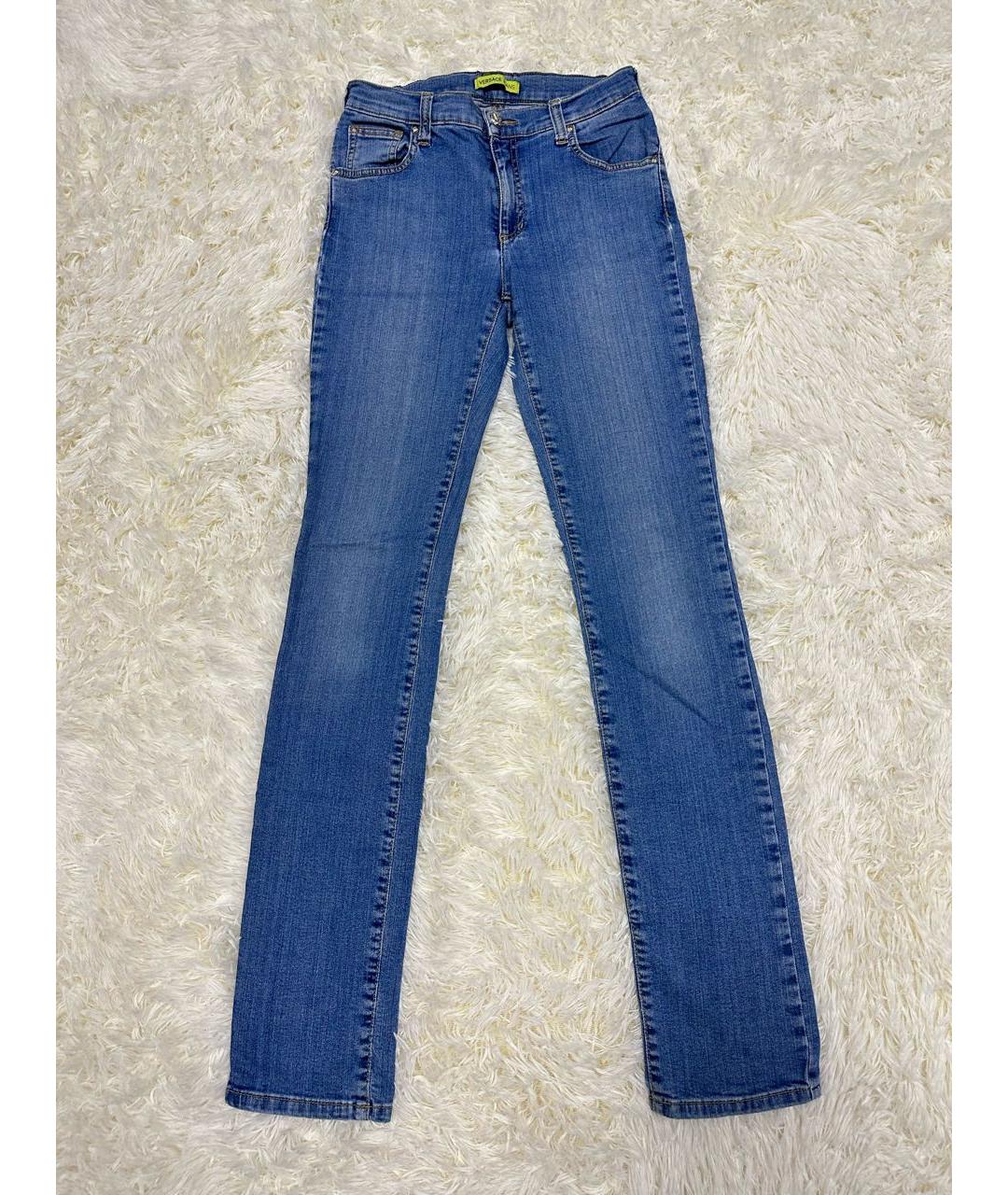 VERSACE JEANS COUTURE Голубые джинсы слим, фото 6