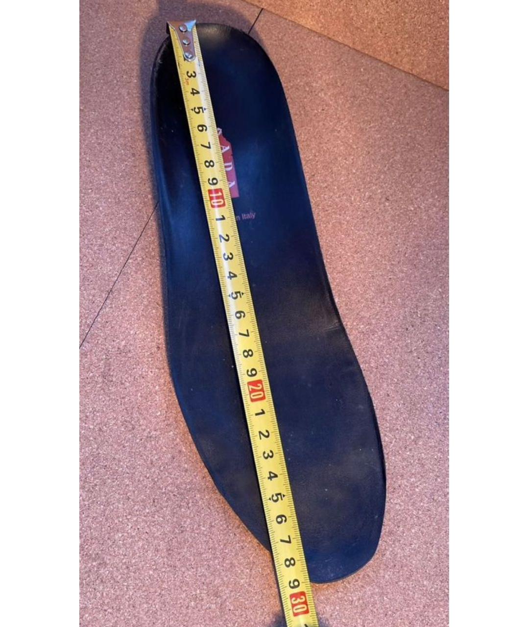 PRADA Черные кожаные лоферы, фото 3