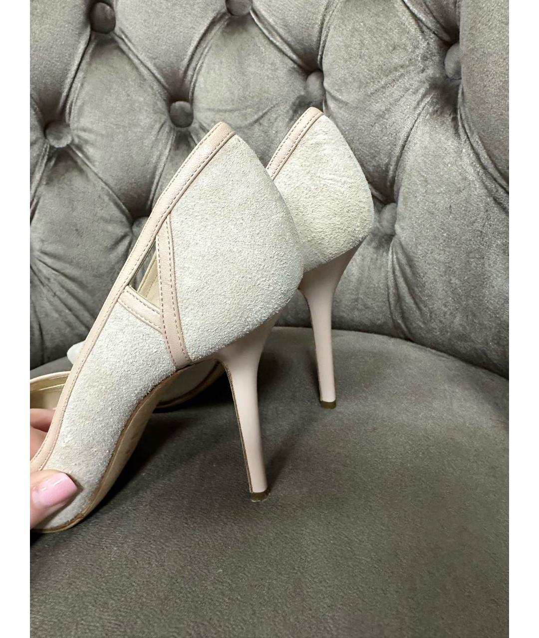 ELIE SAAB Бежевые туфли, фото 4