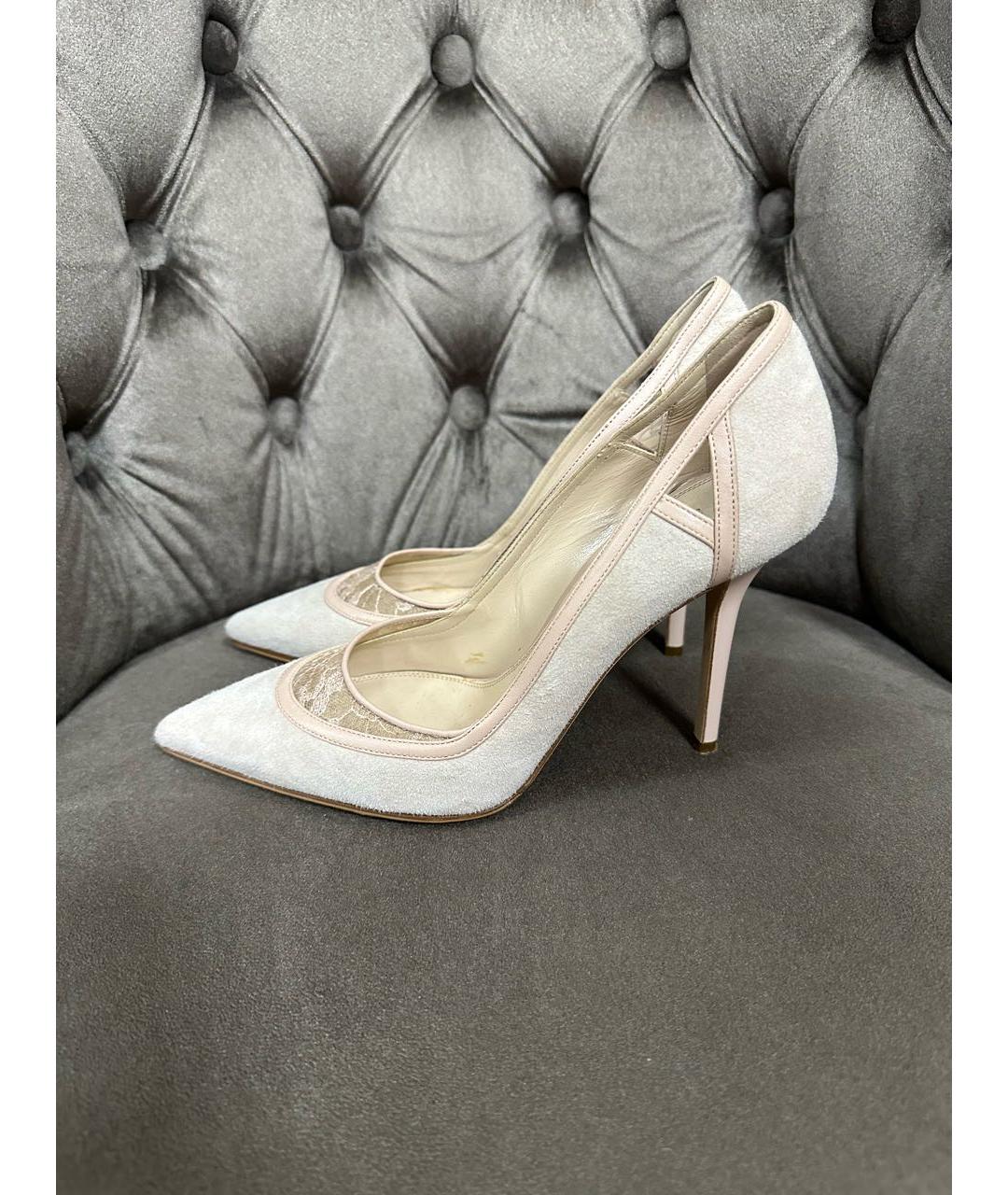 ELIE SAAB Бежевые туфли, фото 7