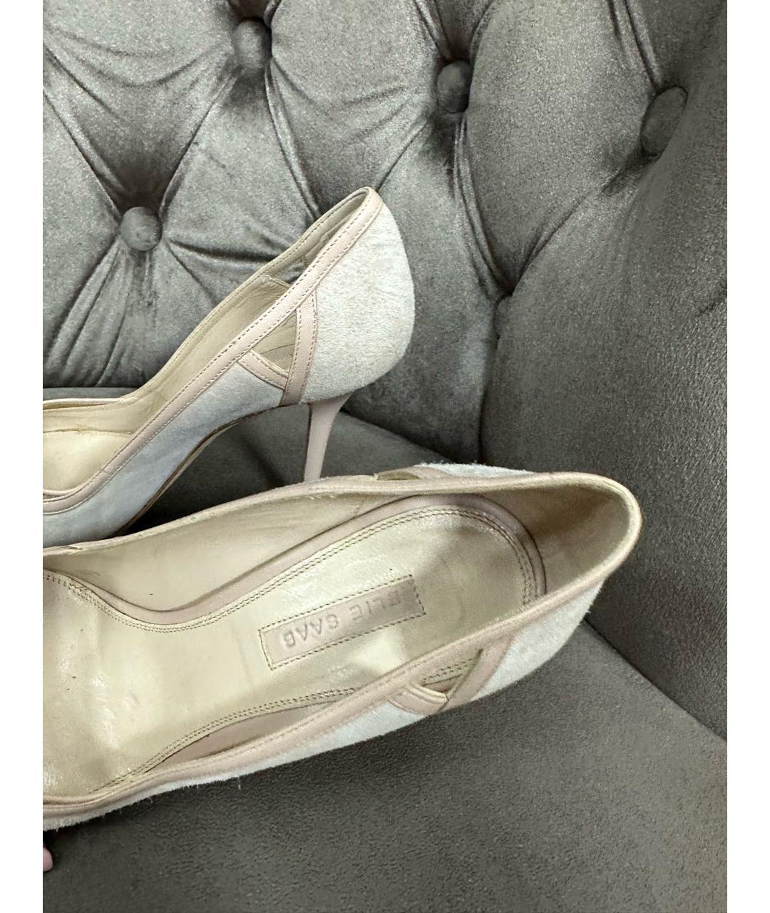ELIE SAAB Бежевые туфли, фото 3