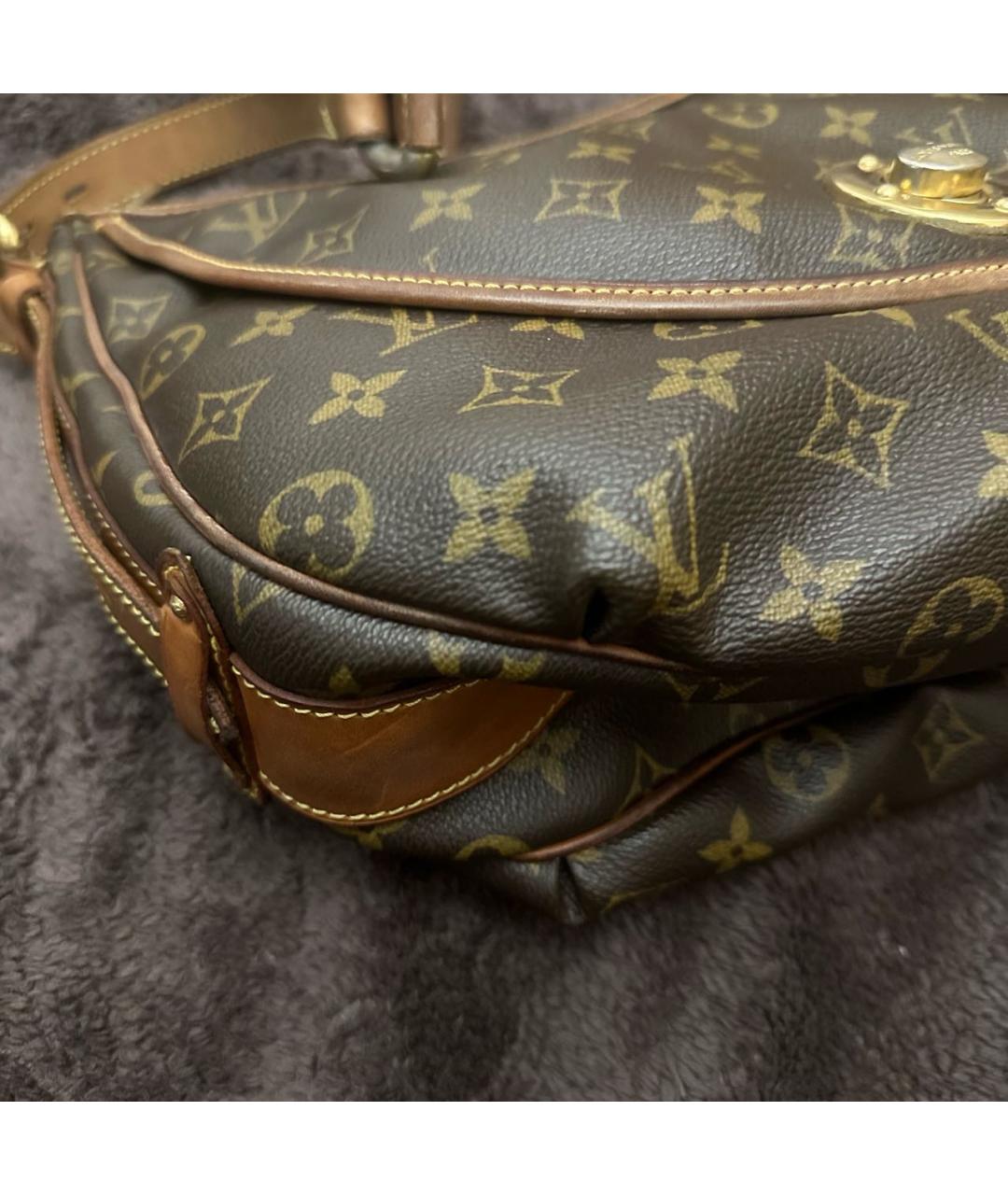 LOUIS VUITTON Коричневая сумка через плечо, фото 6