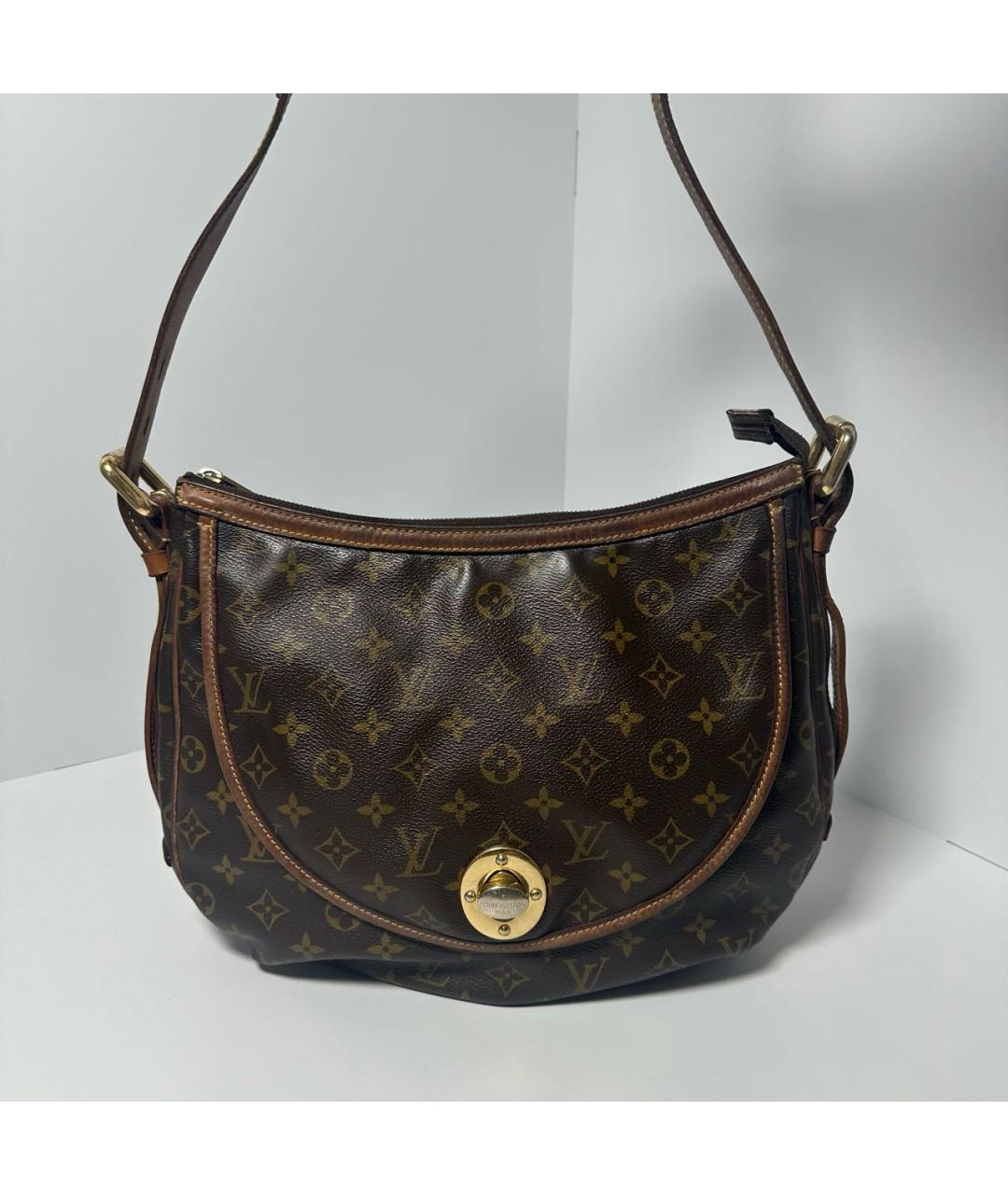 LOUIS VUITTON Коричневая сумка через плечо, фото 9