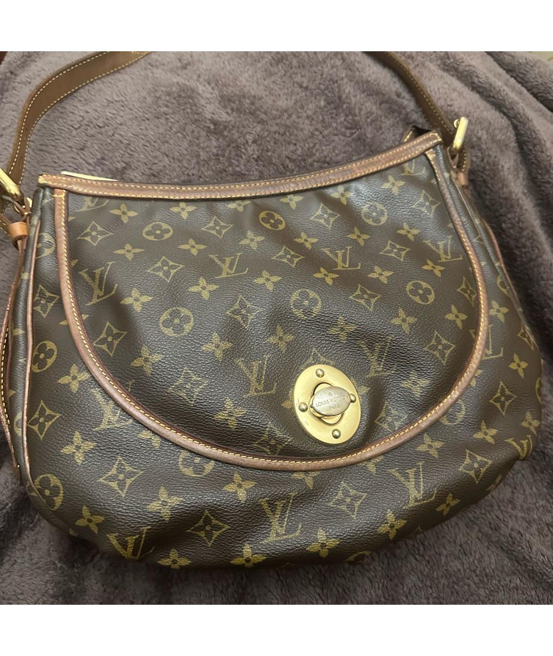 LOUIS VUITTON Коричневая сумка через плечо, фото 2