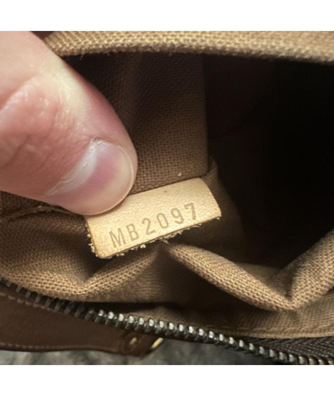 LOUIS VUITTON Коричневая сумка через плечо, фото 8