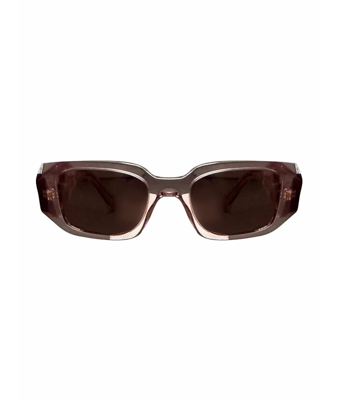 PRADA Розовые пластиковые солнцезащитные очки, фото 1