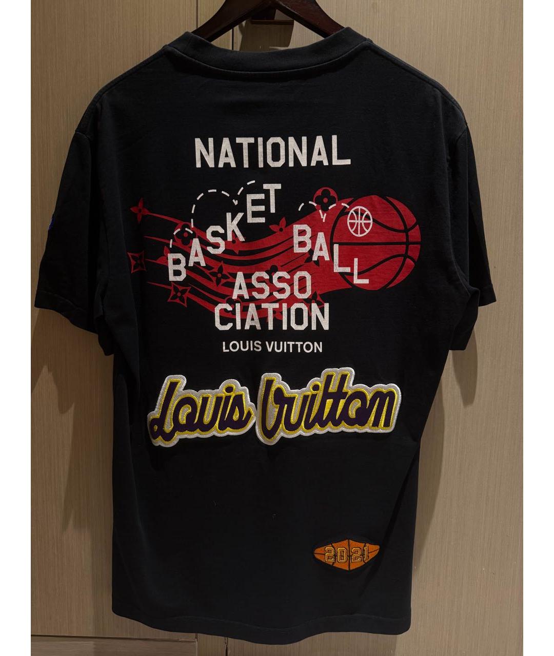 LOUIS VUITTON Мульти хлопковая футболка, фото 2