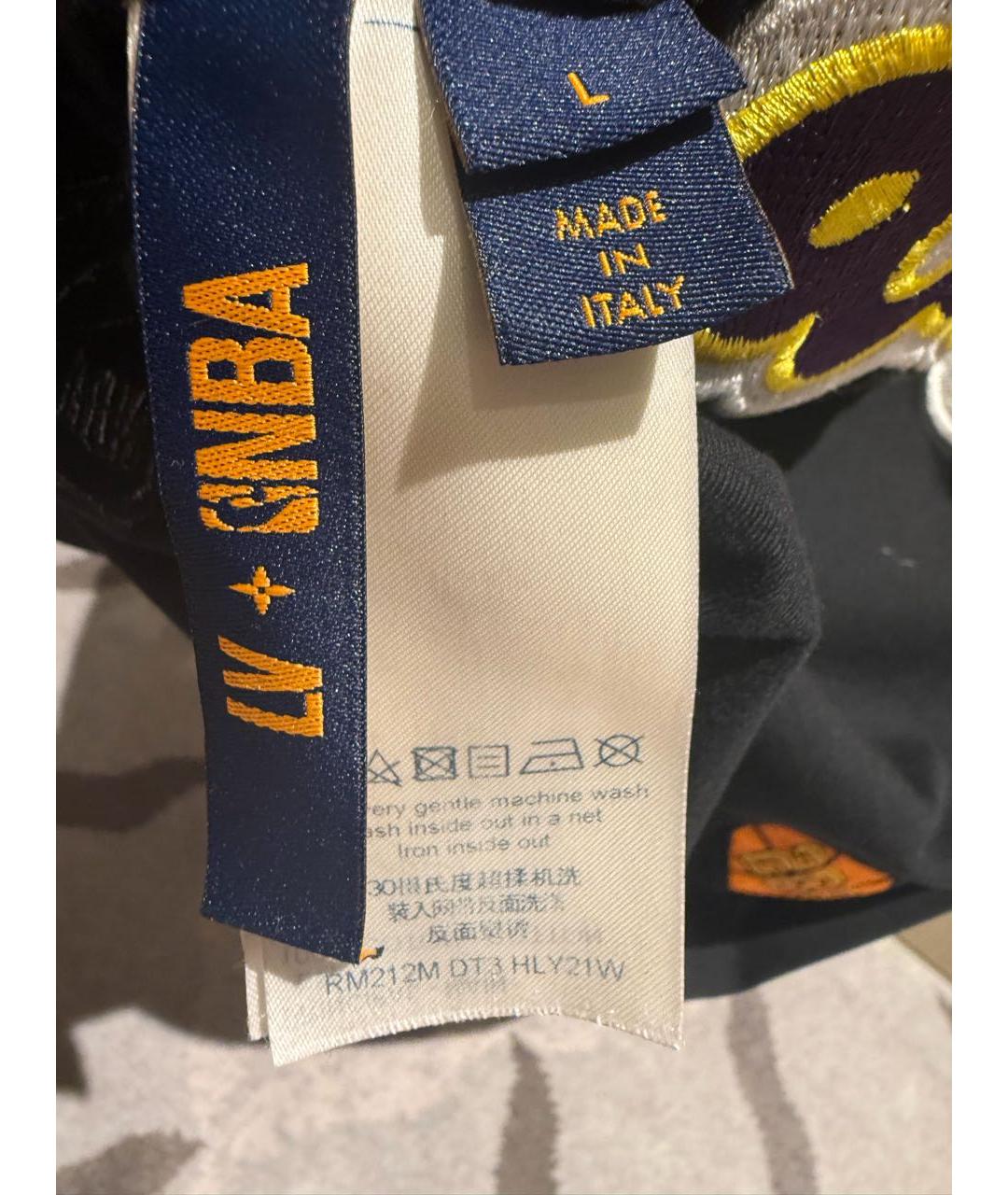 LOUIS VUITTON Мульти хлопковая футболка, фото 3