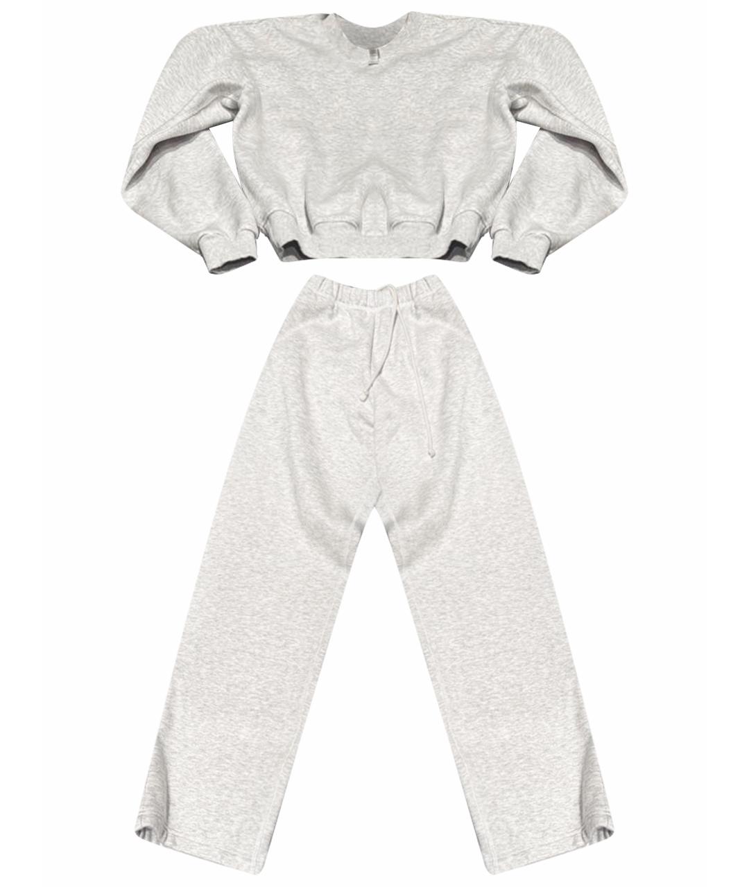 SKIMS Серый хлопковый спортивные костюмы, фото 1