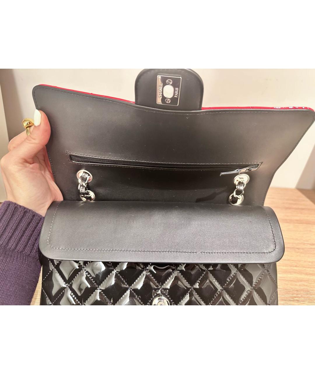 CHANEL Мульти сумка через плечо из лакированной кожи, фото 5