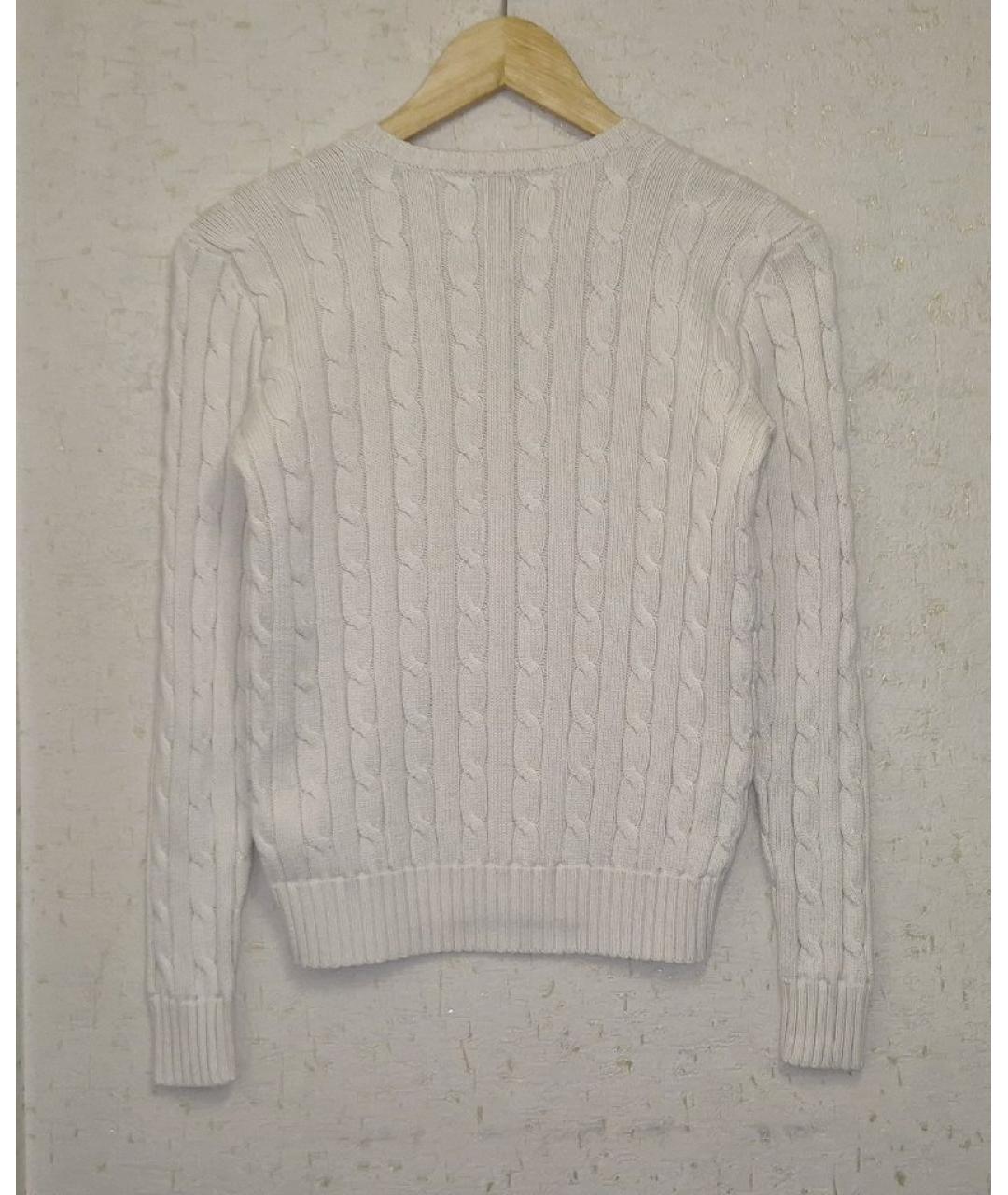 POLO RALPH LAUREN Бежевый хлопковый джемпер / свитер, фото 7