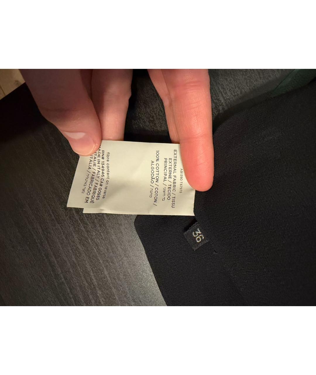 TOM FORD Черное хлопковое вечернее платье, фото 6