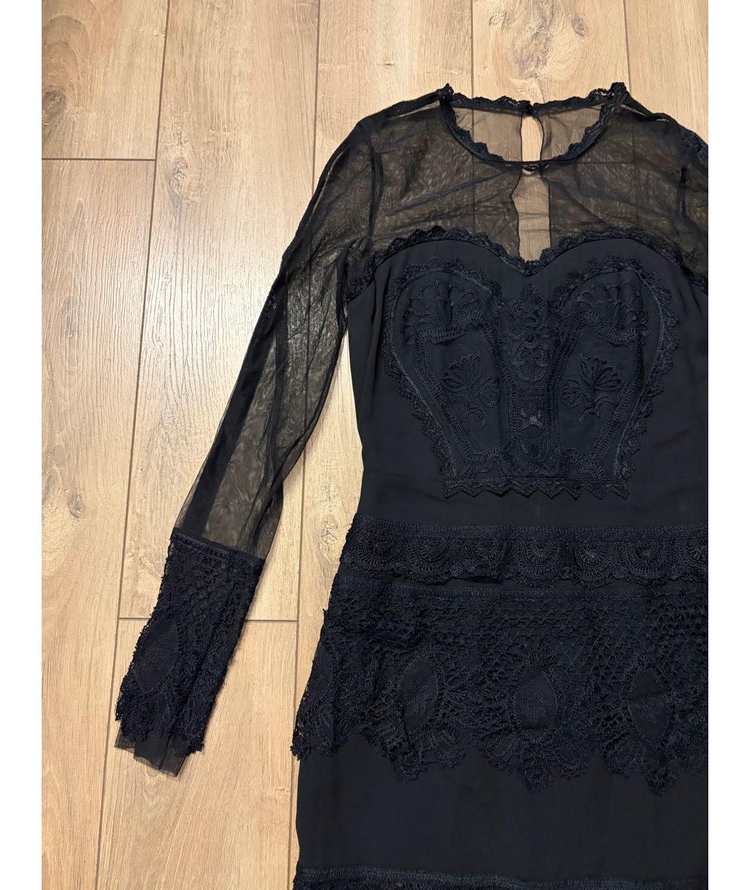 TOM FORD Черное хлопковое вечернее платье, фото 3