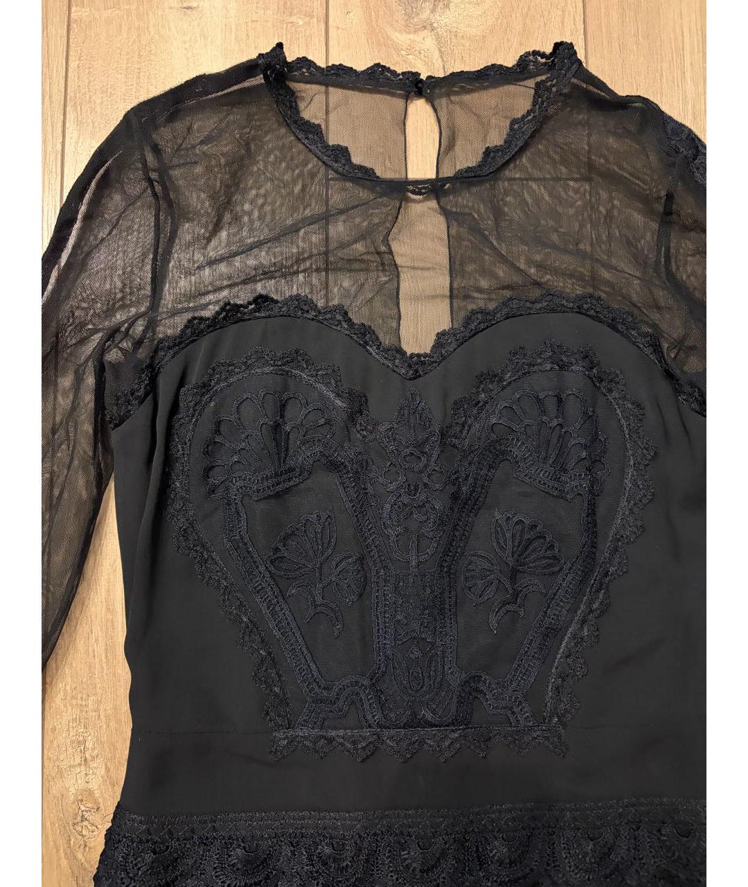 TOM FORD Черное хлопковое вечернее платье, фото 4