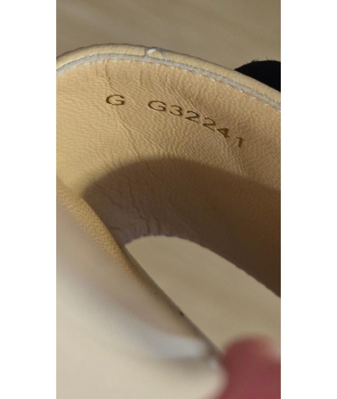 CHANEL Бежевые кожаные шлепанцы, фото 9