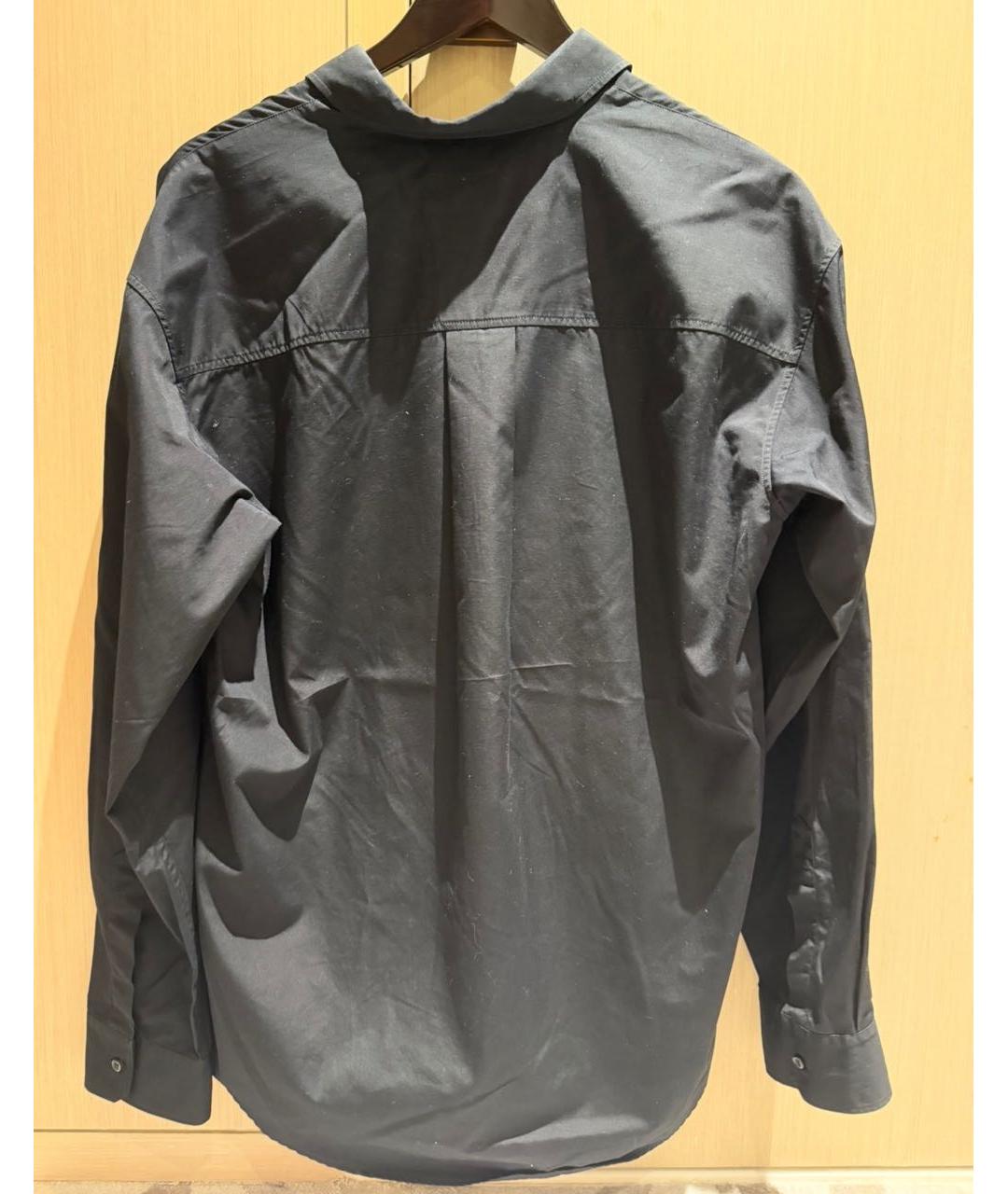 DSQUARED2 Черная хлопковая классическая рубашка, фото 2