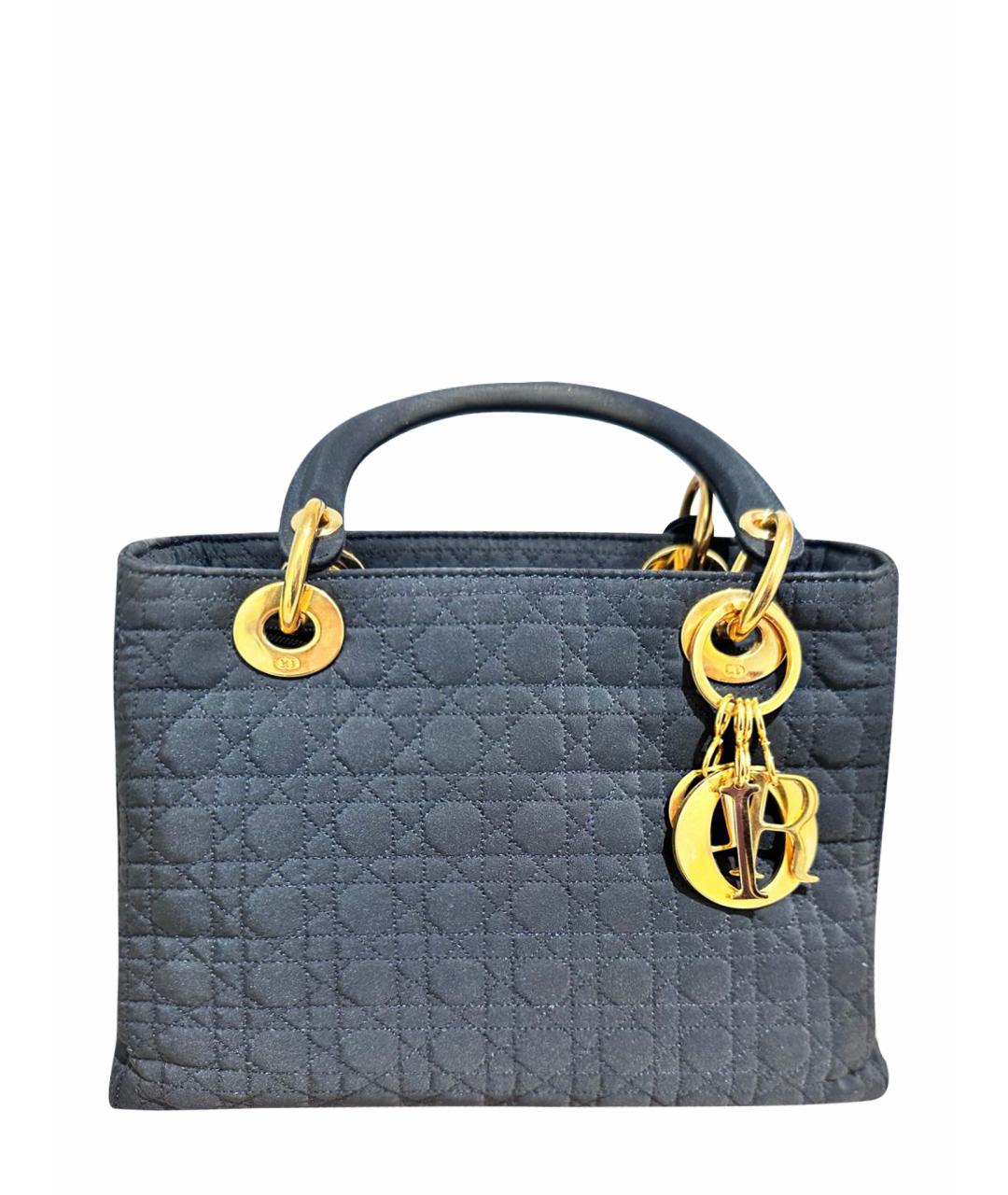 CHRISTIAN DIOR Черная сумка с короткими ручками, фото 1