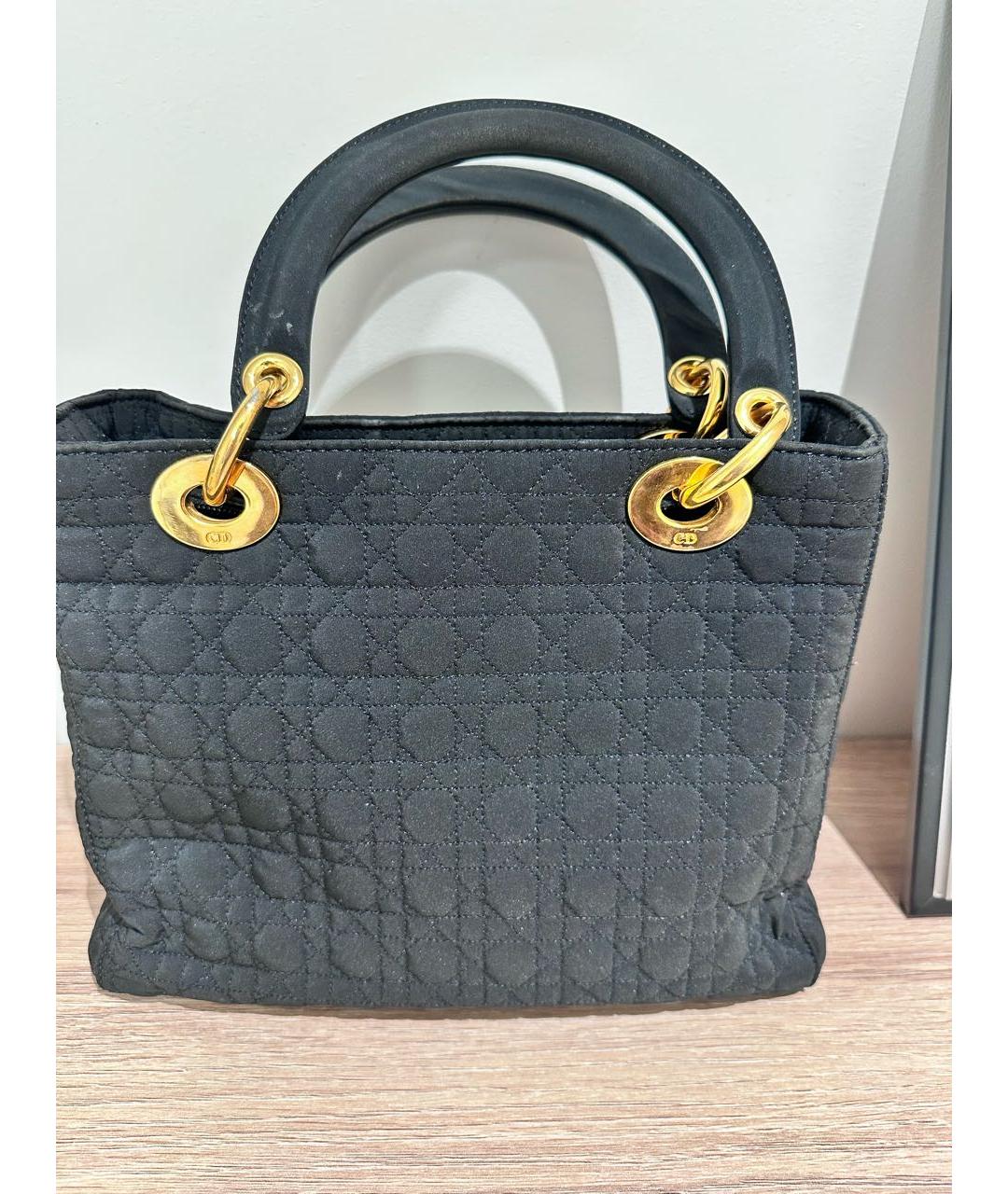 CHRISTIAN DIOR Черная сумка с короткими ручками, фото 3